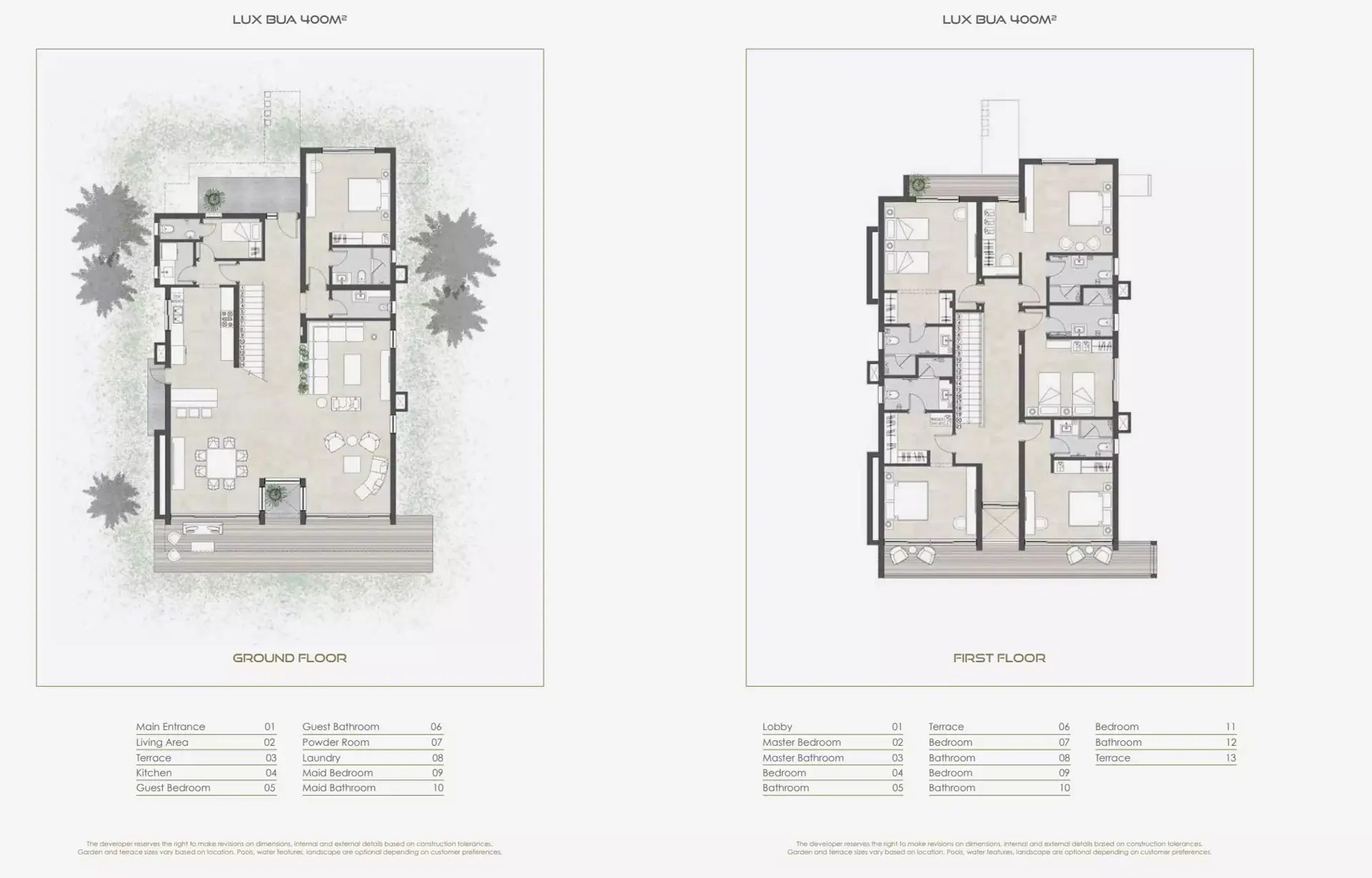 Katameya Coast North Coast Floor plans