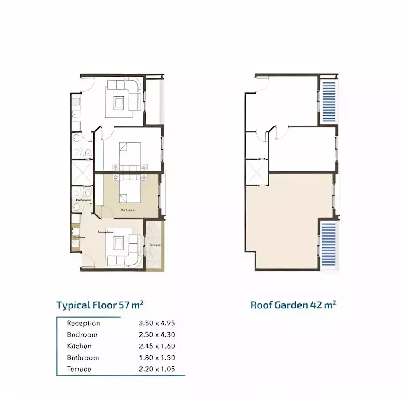 Sea View North Coast Floor plans