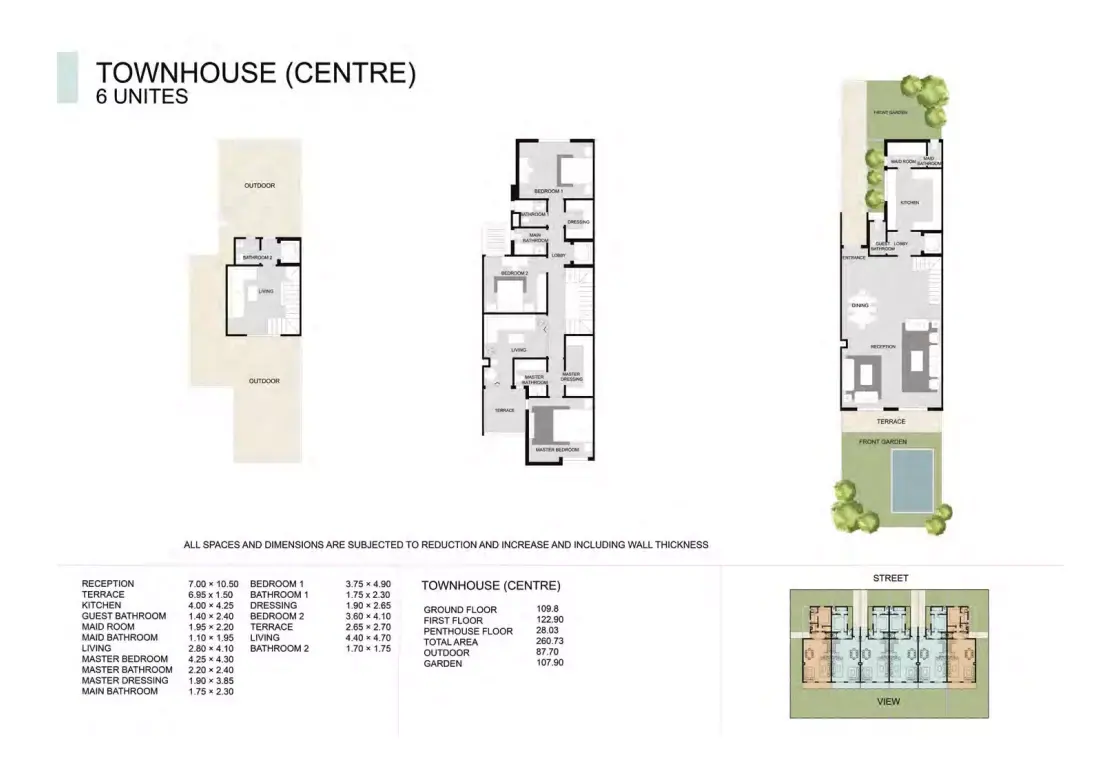 Sun Capital 6 October Floor plans