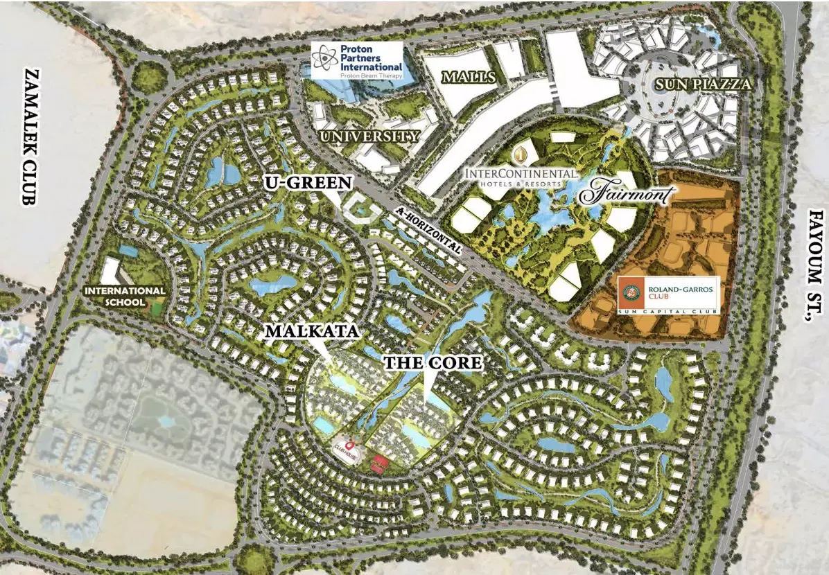 Sun Capital 6 October Master plan