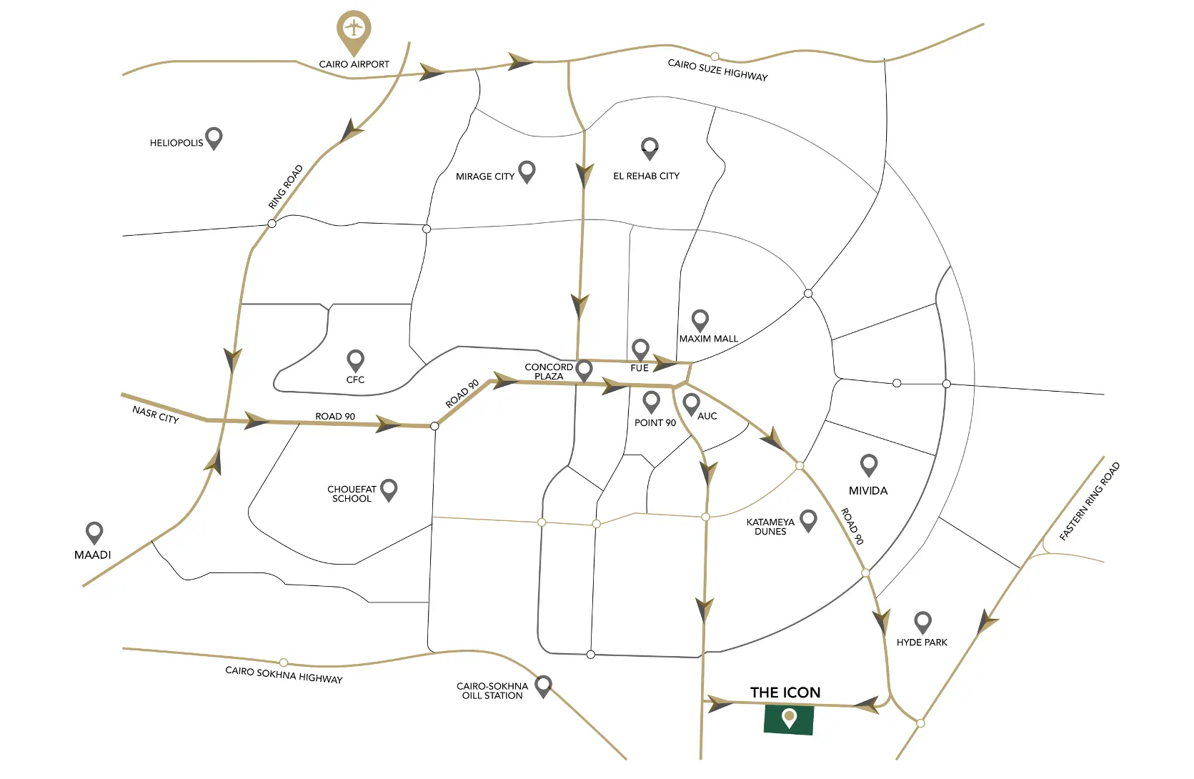 The Icon Residence New Cairo — 1